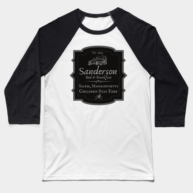 Sanderson Sisters Halloween Shirt Women Sanderson Bed Breakfast Tee Hocus Pocus Funny Fall Casual Baseball T-Shirt by MalibuSun